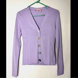 BAPY by a Bathing Ape Women's Cardigan- Lavender SMALL NWT